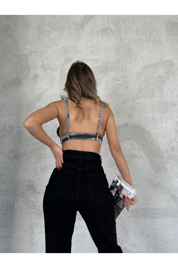 MOM FIT YÜKSEK BEL KOT PANTOLON