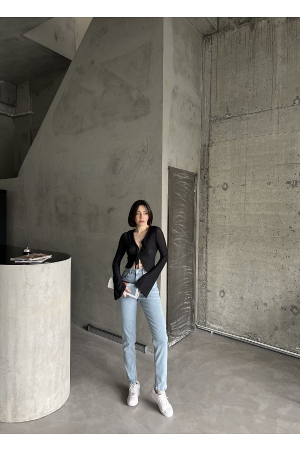 Mom comfort Kar Lycra  YÜKSEK BEL PANTOLON 