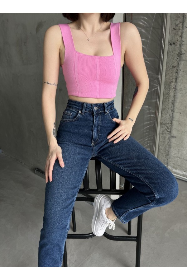 Mom comfort- Dark Lycra  YÜKSEK BEL PANTOLON