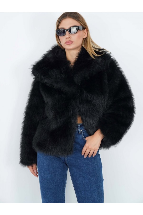 ARA BOY LOLİTA KÜRK (ASTATRLİ) SİYAH