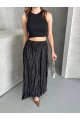KIRIŞIK UZUN STANDART BEDENLİ ETEK