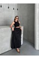 KIRIŞIK UZUN STANDART BEDENLİ ETEK