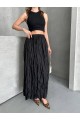 KIRIŞIK UZUN STANDART BEDENLİ ETEK