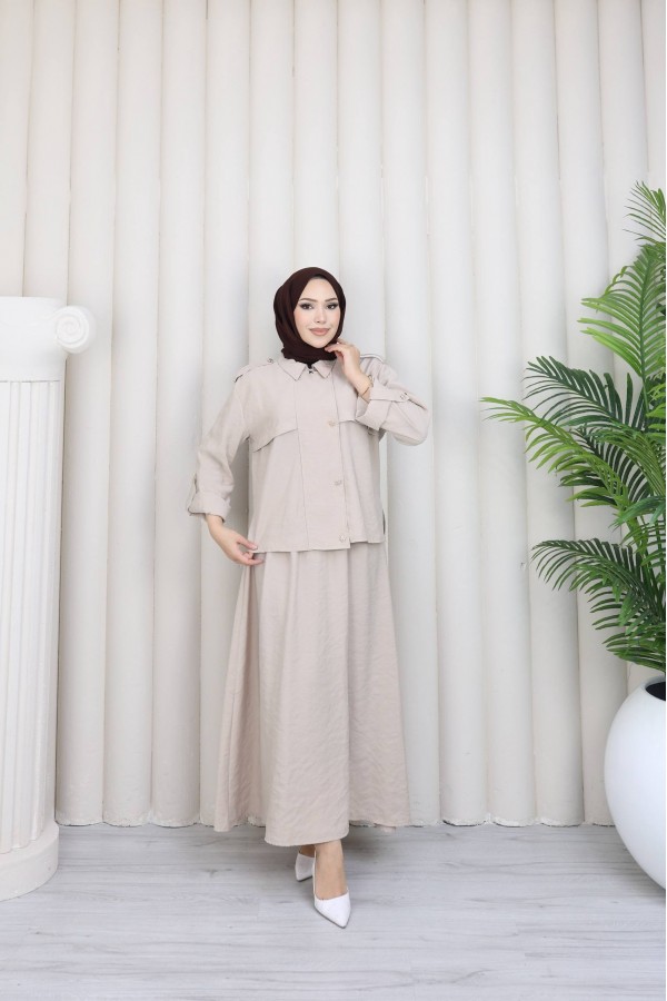 BEJ Modal Kumaş 2’li Etekli Takım 